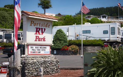 Portside RV Park Entrance